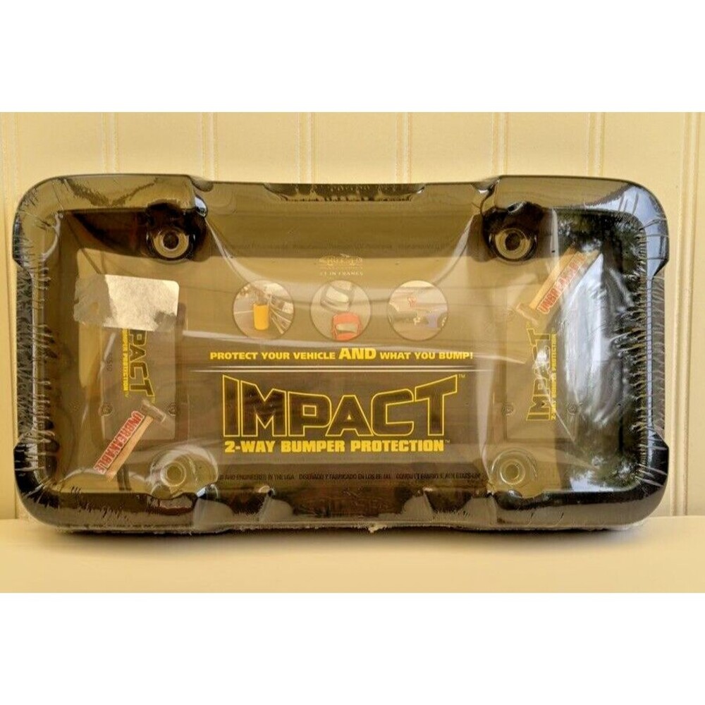 Cruiser Accessories 65510 Impact Black/Clear License Plate Frame & Shield